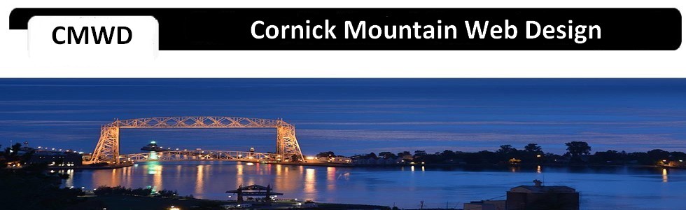 CTA, picture of cornick mountain web design logo